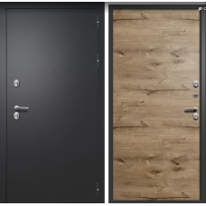 Дверь входная FlyDoors АЙВАРС ПАЦИФИК Букле черный - Канадский дуб пацифик с терморазрывом